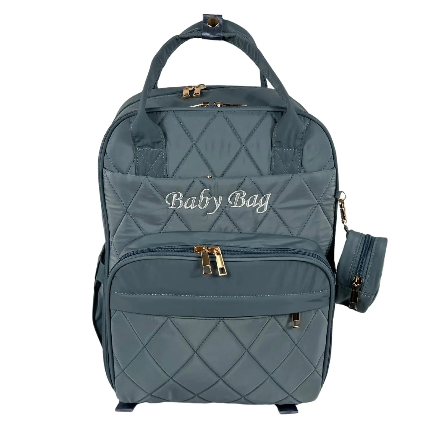 SLyTesha Baby Diaper Backpack Baby Bag Diaper Bag Hospital Bag Travel Bag (Backpack Blue)
